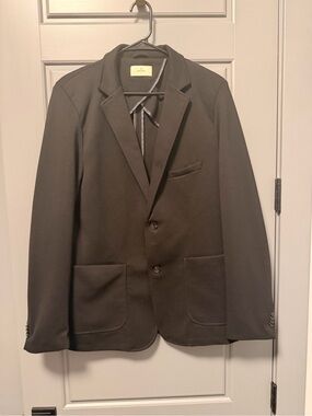 Civil Society Men's Classic Black Blazer Paisley Interior LARGE